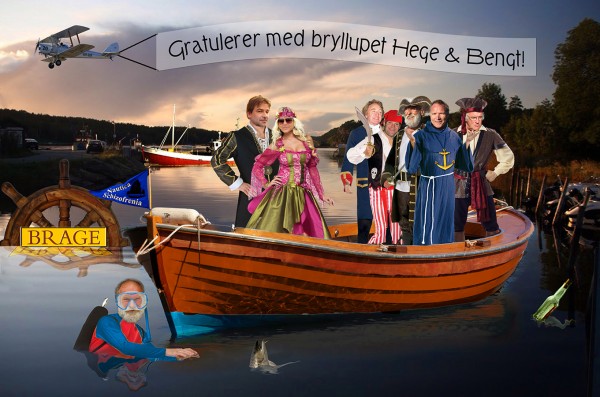 brudeferden i Hankøsund Small